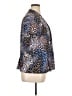 Dana Buchman 100% Polyester Animal Print Blue Short Sleeve Blouse Size XL - photo 4