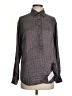 CAbi Houndstooth Gray Long Sleeve Button-Down Shirt Size S - photo 1