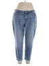 Westbound 100% Cotton Solid Blue Jeans Size 16WR - photo 1