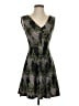 H&M Print Black Cocktail Dress Size S - photo 1
