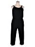 Spense Solid Black Jumpsuit Size XL - photo 1
