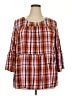 Evri Orange 3/4 Sleeve Blouse Size 2X - photo 1