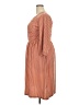 Merokeety Stripes Orange Casual Dress Size 2X - photo 5
