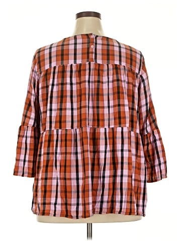 Evri 3/4 Sleeve Blouse (view 2)
