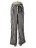 Amuse Society 100% Polyester Stripes Silver Casual Pants Size S - photo 1