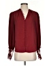 L'Agence 100% Polyester Burgundy 3/4 Sleeve Blouse Size XS (tall) - photo 1