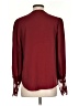 L'Agence 100% Polyester Burgundy 3/4 Sleeve Blouse Size XS (tall) - photo 2