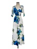 Assorted Brands Print Blue Casual Dress Size S - photo 1