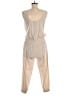 Vince. 100% Polyester Solid Tan Gray Jumpsuit Size 6 - photo 2