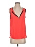 Eight Sixty 100% Polyester Orange Sleeveless Top Size S - photo 1