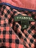 Talbots Houndstooth Red Long Sleeve Button-Down Shirt Size M - photo 7