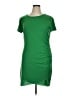 BTFBM Solid Green Casual Dress Size XL - photo 1