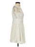Stellah 100% Polyester Ivory Cocktail Dress Size S - photo 4