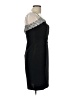 Betsy & Adam Stripes Black Cocktail Dress Size 11 - 12 - photo 4