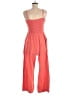 Universal Thread 100% Cotton Solid Red Pink Jumpsuit Size M - photo 2