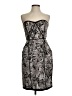 BCBGMAXAZRIA Paisley Silver Cocktail Dress Size 4 - photo 1