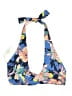 Letarte Floral Blue Swimsuit Top Size XS - photo 1