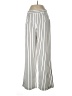 SundayUp 100% Polyester Stripes Silver Casual Pants Size L - photo 1