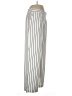 SundayUp 100% Polyester Stripes Silver Casual Pants Size L - photo 4