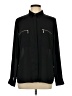 Apt. 9 100% Polyester Stars Black Long Sleeve Blouse Size L - photo 1