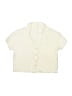 Assorted Brands Ivory Short Sleeve Button-Down Shirt Size S (kids) - photo 1
