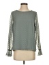 Shein 100% Polyester Silver Long Sleeve Blouse Size S - photo 1