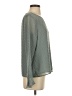 Shein 100% Polyester Silver Long Sleeve Blouse Size S - photo 4