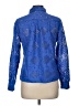 Adiva Blue Long Sleeve Blouse Size M - photo 2