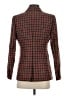 J.Crew 100% Wool Plaid Burgundy Wool Blazer Size 0 - photo 2