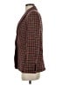 J.Crew 100% Wool Plaid Burgundy Wool Blazer Size 0 - photo 5