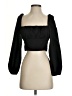 Princess Polly Black 3/4 Sleeve Blouse Size 4 - photo 1