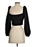 Princess Polly Black 3/4 Sleeve Blouse Size 4 - photo 2