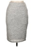 Necessary Objects Solid Gray Casual Skirt Size L - photo 1