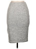 Necessary Objects Solid Gray Casual Skirt Size L - photo 2