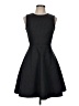 Halogen Houndstooth Black Cocktail Dress Size 6 - photo 1