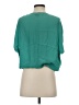 Ramy Brook 100% Polyester Teal Short Sleeve Blouse Size XS - photo 2