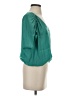 Ramy Brook 100% Polyester Teal Short Sleeve Blouse Size XS - photo 4