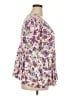 Hayden Purple Short Sleeve Blouse Size 2X - photo 4