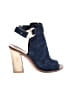 Tory Burch Blue Ankle Boots Size 6 1/2 - photo 1