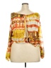 Dots Orange 3/4 Sleeve Blouse Size 3X - photo 2