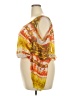Dots Orange 3/4 Sleeve Blouse Size 3X - photo 5