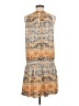Ramy Brook 100% Polyester Print Orange Casual Dress Size M - photo 2