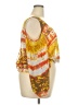 Dots Orange 3/4 Sleeve Blouse Size 3X - photo 4