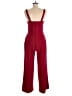 Bebe 100% Polyester Solid Red Jumpsuit Size M - photo 2