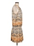 Ramy Brook 100% Polyester Print Orange Casual Dress Size M - photo 4