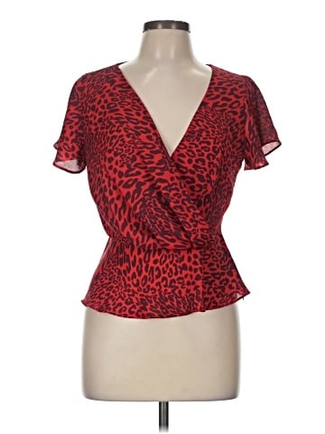 Fame And Partners Short Sleeve Blouse (view 1)