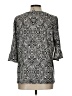 Anne Klein Gray 3/4 Sleeve Blouse Size L - photo 2