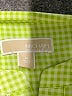 MICHAEL Michael Kors 100% Polyester Checkered-gingham Green Sleeveless Blouse Size M - photo 7