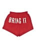 Alstyle Apparel & Activewear Solid Red Athletic Shorts Size S - photo 2