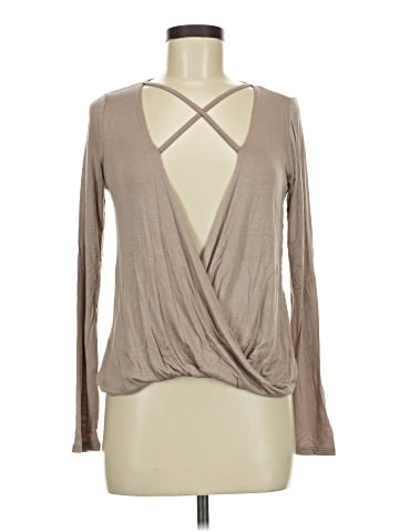 Blue Blush Long Sleeve Top (view 1)